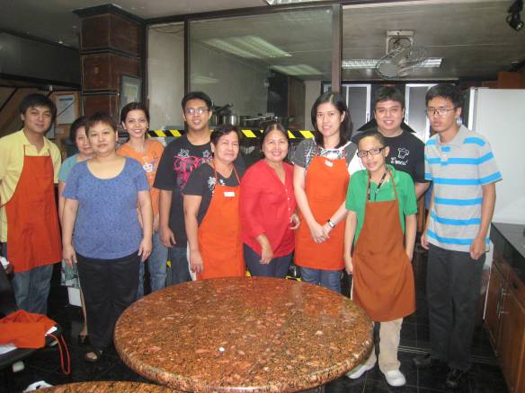 Me, Chef Ernest Gala and other classmates